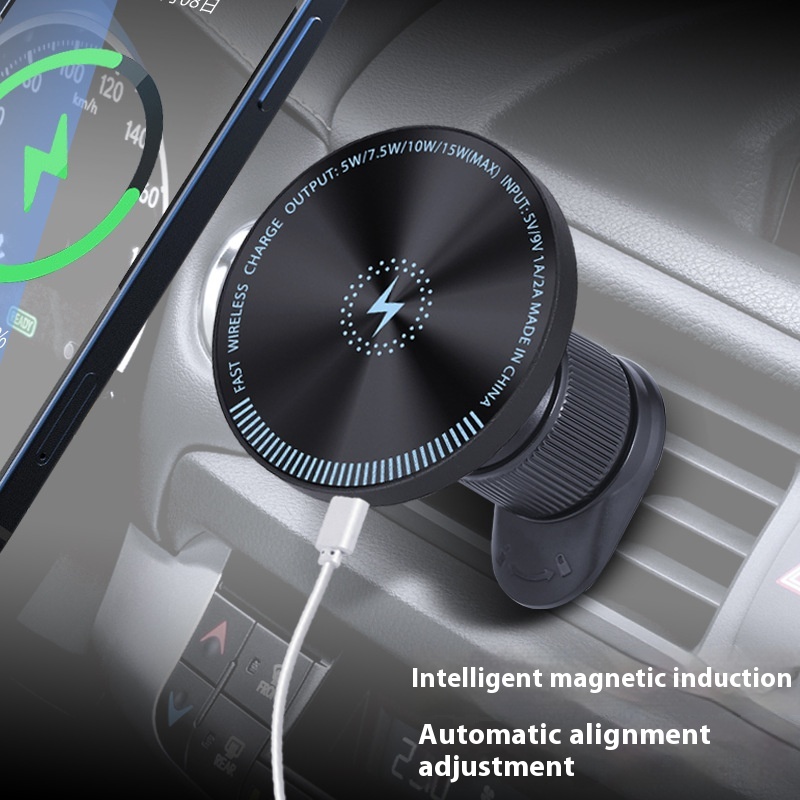 Magsafe Magnetic Wireless Charger Suitable For Apple Android Super Fast Charging Car Charger15 WMobile Phone Holder