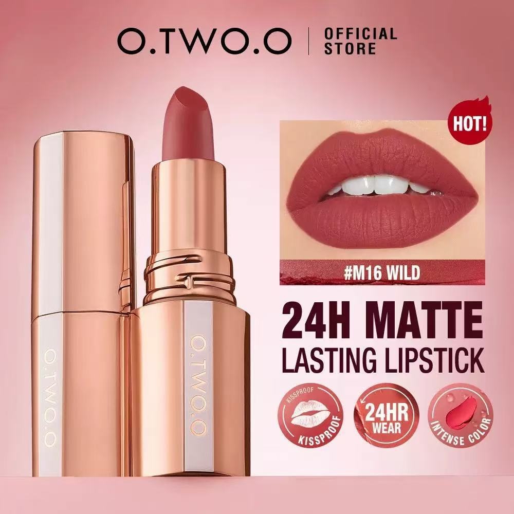 O.TW O.O Fog Kiss Lock Color Matte Lipstick Light Fog Holding Color Velvet Lipstick SC064