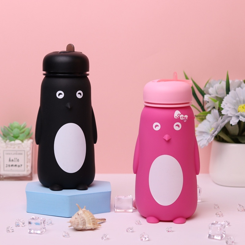 Portable,Drop-proof,Leak-proof Silicone Water Bottle And Collapsible Cup,Suitable For Outdoor Sports