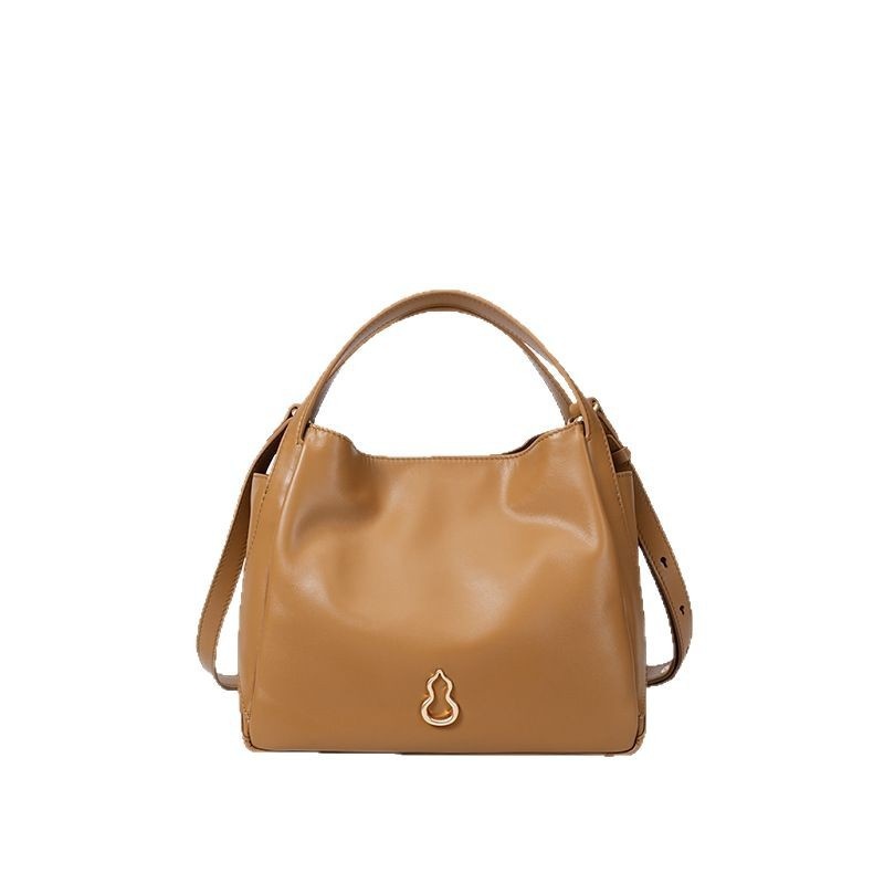 BAMPO Banpo Complete Baotou Layer Cowhide Vegetable Basket Bag Women's Spring Hand Crossbody Bag
