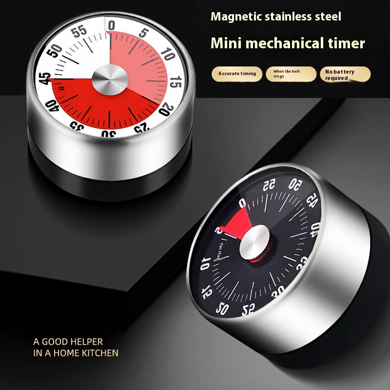 Timer Student Dedicated Time Management Magnetic Baking Alarm Clock Mechanized Kitchen Gadget Timer