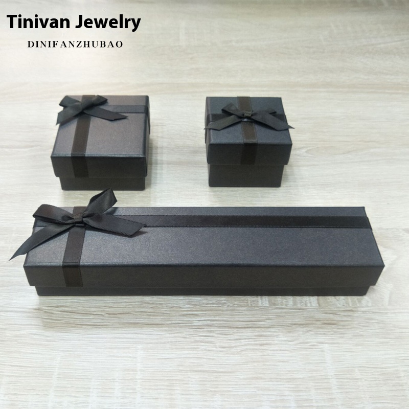Jewelry Packaging Box Ring Earring Box Necklace Pendant Bracelet Anklet Long Chain Matching Box One Piece Dery