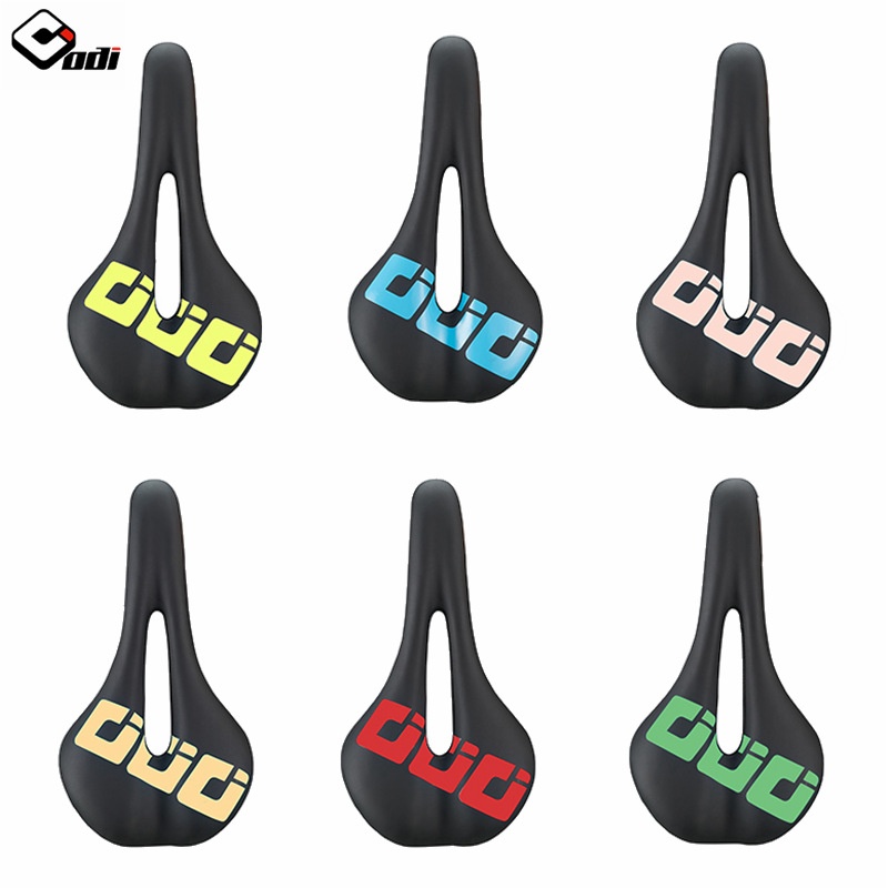 ODIMountain Road Bicycle Seat Saddle Microfiber Leather Hollow Comfortable Breathable Leisure Folding Bike Seat Bag