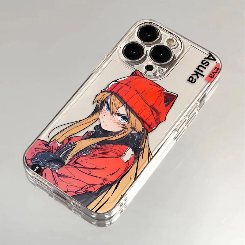 Super Cool Cat Hat Asuka Suitable For IPhone15promax Apple14 Mobile Phone Case12/13 Personality11 Cartoon