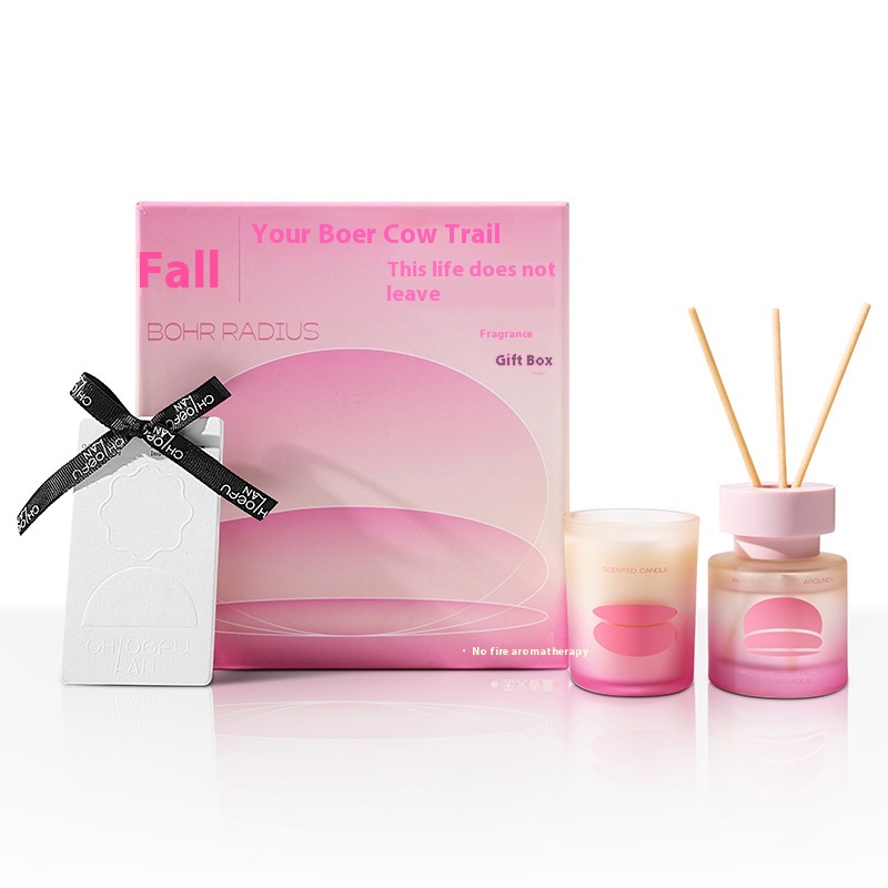 Aromatherapy Candle Gift Box Set Niche High-end Birthday Valentine's Day Gift Box Bedroom Fragrance Essential Oil - 5