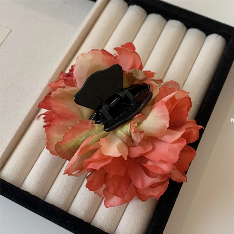 Flower Hairpin Side Clip Side Ear After Hairpin Women's High-end Flower Artificial Flower Headwear Seaside Hair Accessories