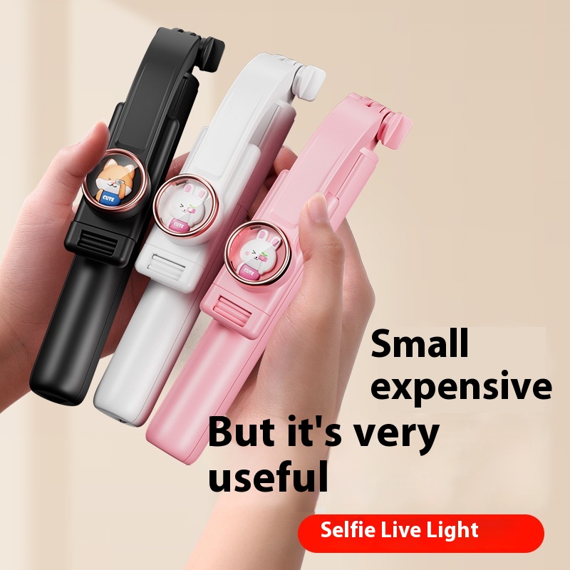 Selfie Stick Mobile Phone Selfie Artifact360 Degree Anti-shake Bracket Rotating Portable Bluetooth Tripod