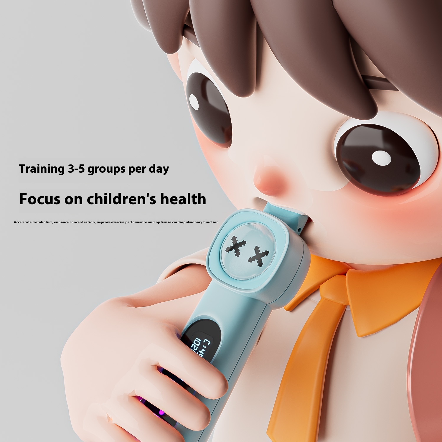 Vital Capacity Respiratory Trainer Children Students Adult Exercise Respirator Respiratory Muscle Vital Capacity Tester