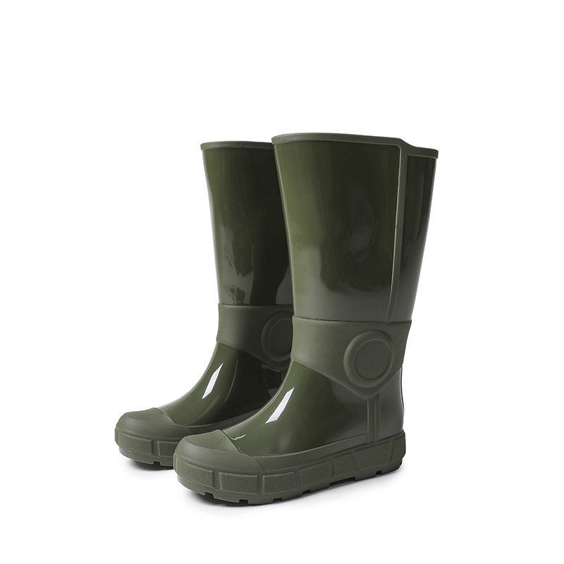 High-top Women's Fashion Rain Boots Waterproof Non-slip Thick-soled Rain Boots