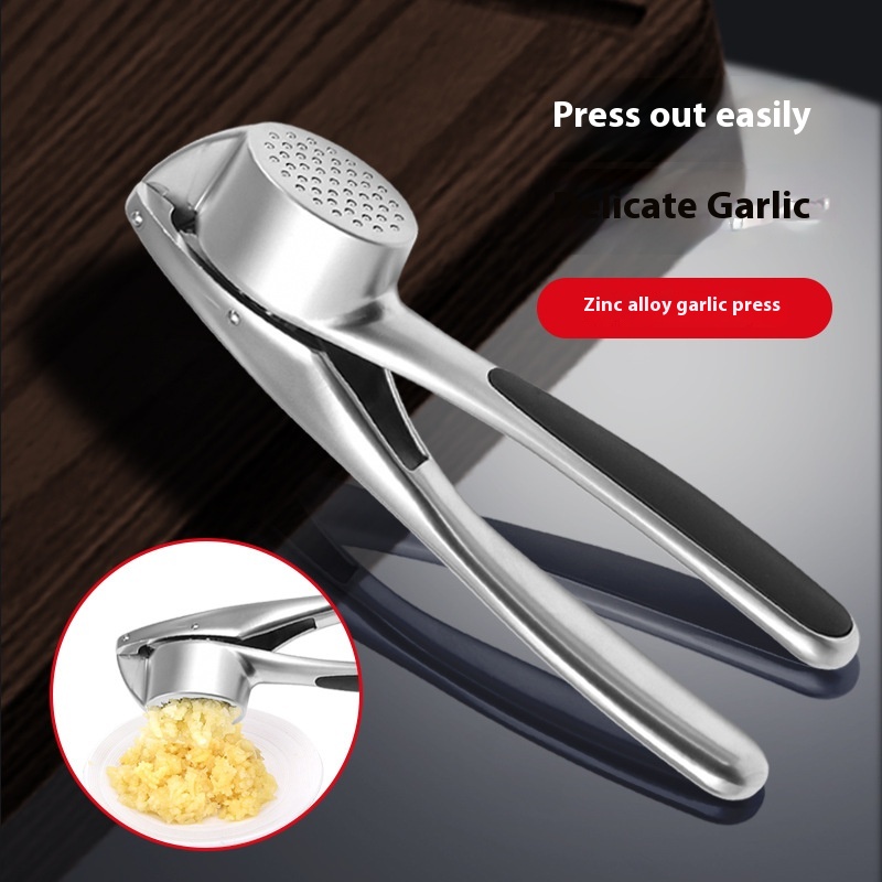 Zinc Alloy Garlic Press Garlic Press Garlic Peeler Kitchen Tools Manual Garlic Masher