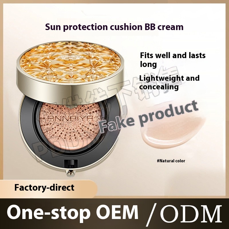 Annaya Sunscreen BB Cream CC Cream Oil Control Concealer Lasting Moisturizing Foundation Air Cushion BB Cream Sunscreen SPF30