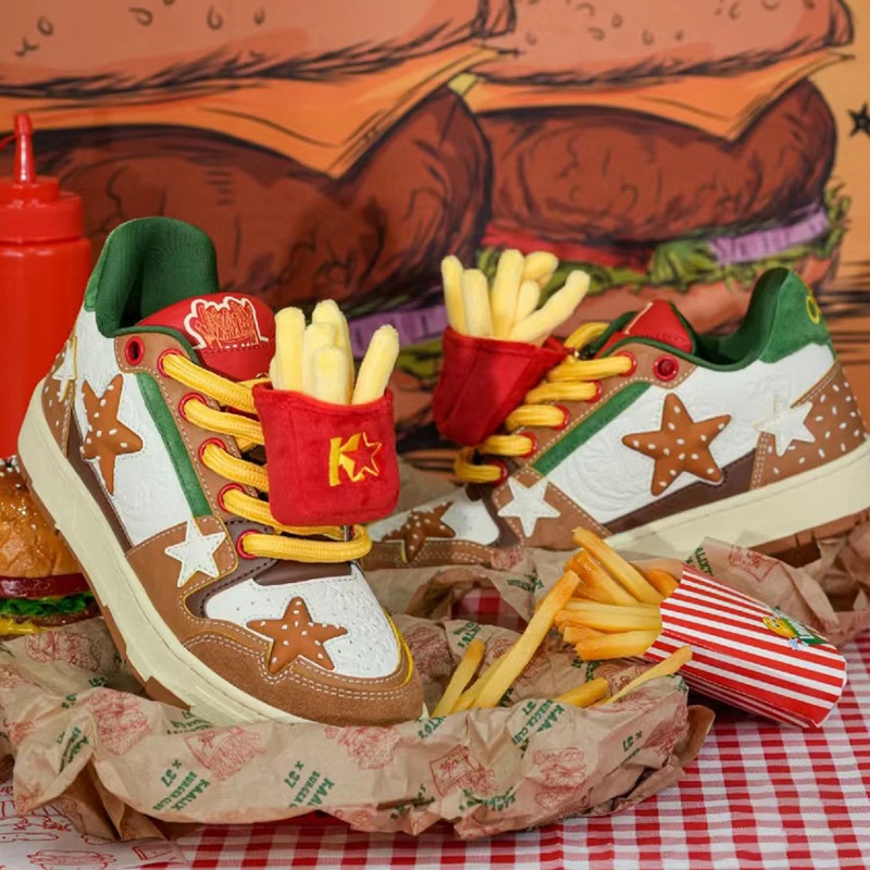 Hamburg Star Shoes Thick Soles With Low Top Sports Casual Couple Board Shoes