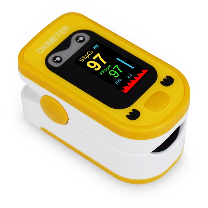 Baby Children Adult Finger Clip Oximeter Oxygen Machine Pulse Heart Rate Respiratory Frequency Oxygen Detector