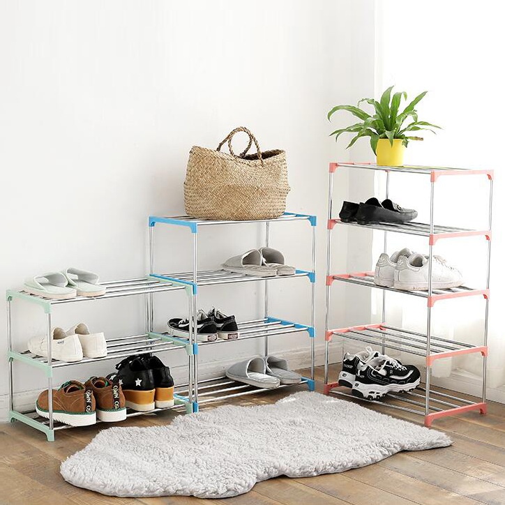 Simple Economical Multi-layer Shoe Rack For Home Dormitory Dustproof Storage Shoe Cabinet Space-saving Multifunctional Small Shoe Rack