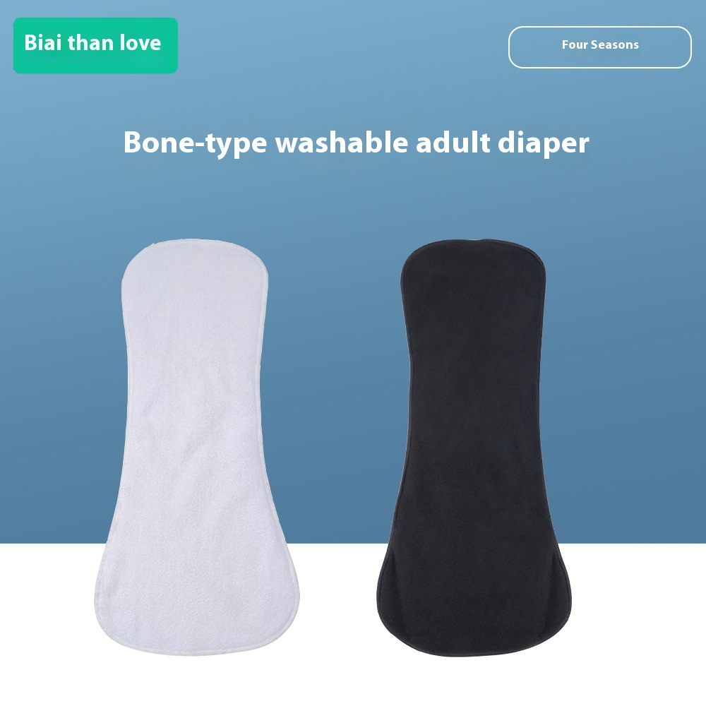 Bone-shaped Washable Diaper Pads Diaper Pants Matching Absorbent Breathable Diapers Diaper Ring Diaper Pads
