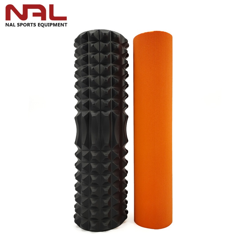 45cm Crescent Two-in-one Yoga Column Muscle Relaxation Massage Open Back Slimming Roller Foam Roller