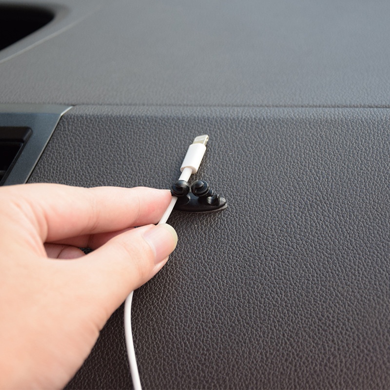 Upgraded8-pack Multi-purpose Convenient Cable Clip Ear Cable Arrangement Clip Organization Clip Fixed Cable Clip Buckle DM-028