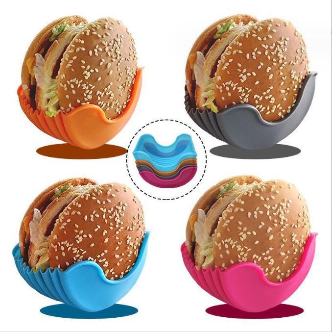 Burger Buddy Hamburger Fixed Box Sandwich Storage Rack Hamburger Silicone Rack Hamburger Box