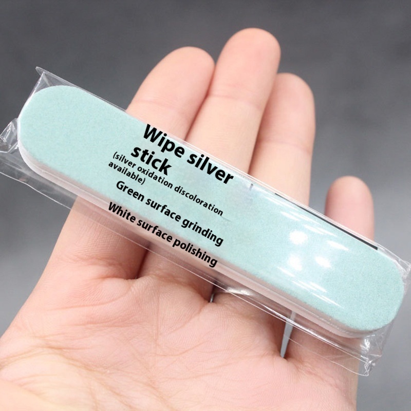 Silver Earrings Necklace Silverware Silver Jewelry Polishing Oxidation Frosted Polishing Double-sided Polishing Silver Rod Polishing Silver Rod Maintenance