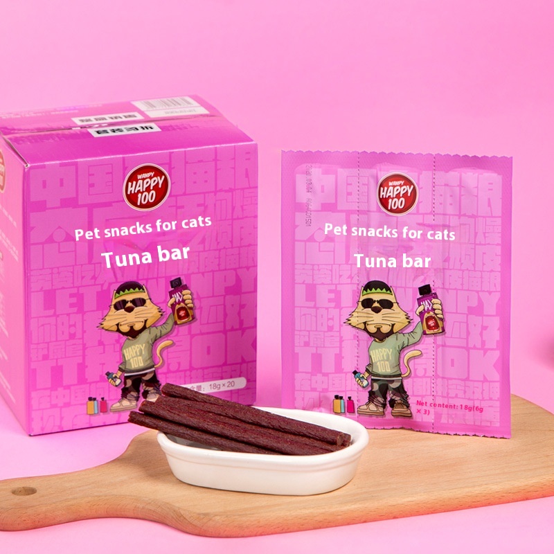 Naughty Hard Cat Meat Strips18g Various Flavors Teeth Cleaning Bone Molar Sticks For Young Cats Snacks