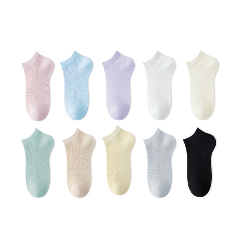 Socks Cotton Women's Mesh Spring And Summer Deodorant Sweat-absorbent Boneless Socks Socks Socks Socks Women Zhuji Socks