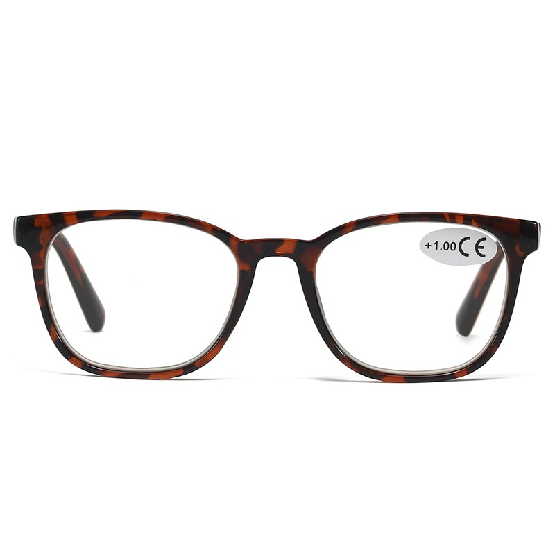 Fashionable Simple Artistic Box Young PC Full Frame UV380 UV-proof Reading Glasses 8270