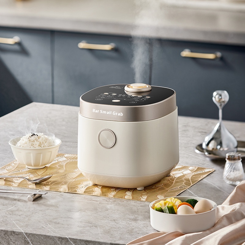 Bear Rice Cooker DFB-C16 Q1 Rice Cooker One-button Fast Cooking Micro-pressure Multi-function Reservation With Steamer1.6 L