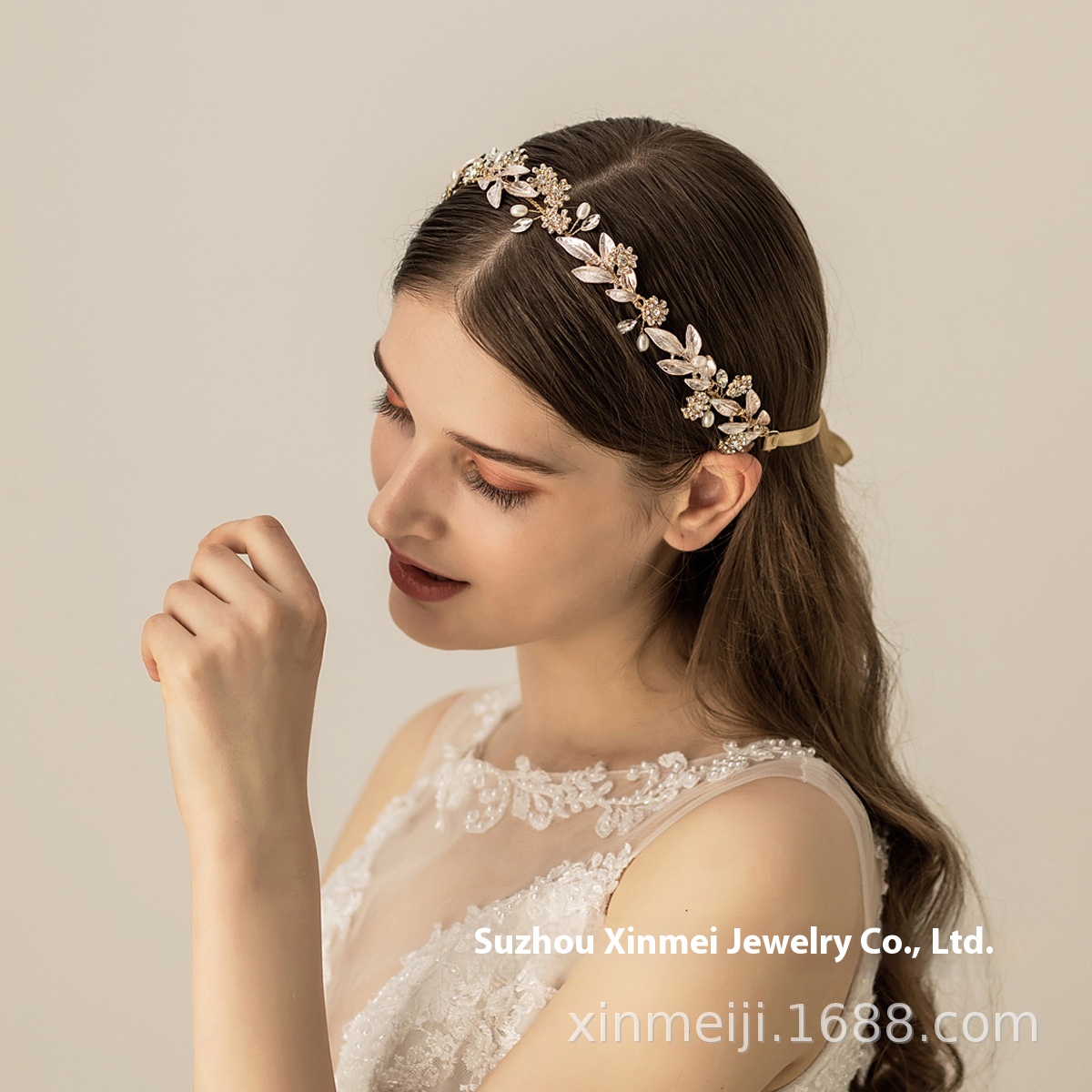 O540 Bridal Diamond Headband Wedding Accessories Purely Handmade Headband Headband Travel Photography Style Accessories