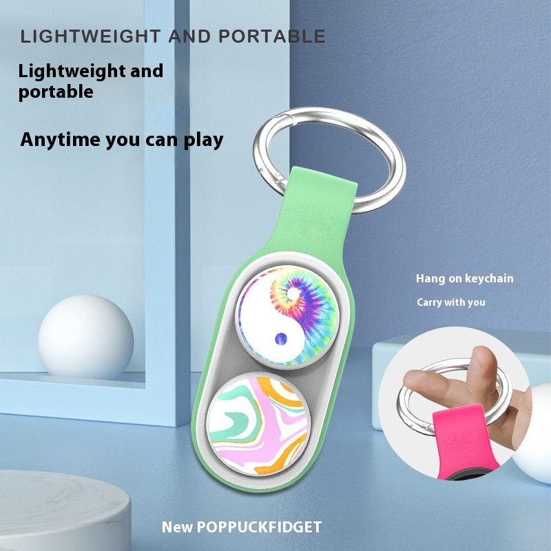 Stress Relief Gadget Keychain,High-Tech Novelty Anti-Boredom Stress Toy