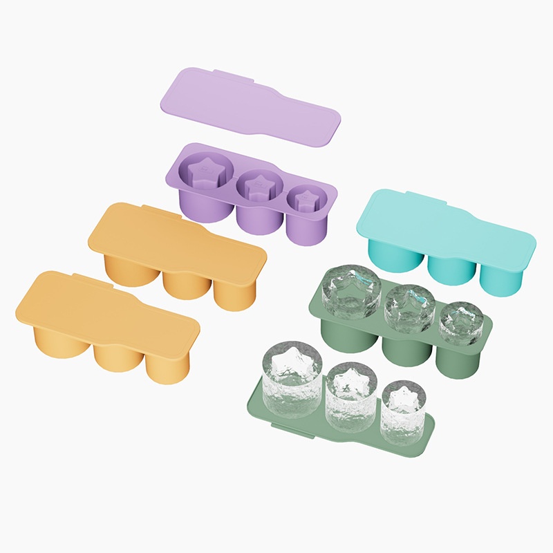 Stanley Special Ice Crate Food Grade Easy Demoulding Silicone Ice Mold With Lid Ice Crate