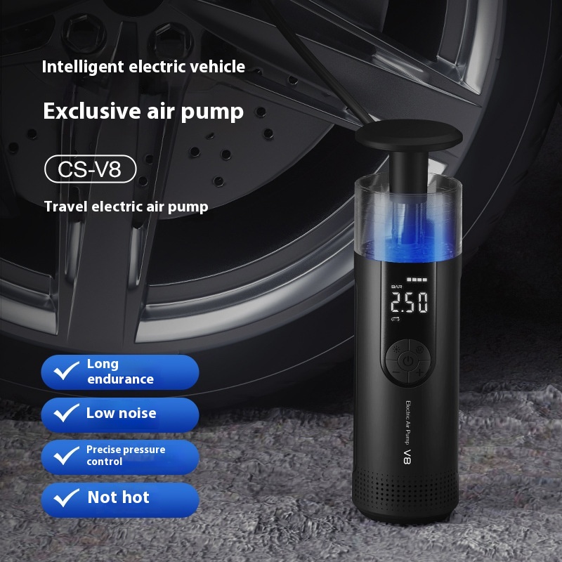 Car Wireless Air Pump Car Portable Air Pump Electric Smart Air Pump Tire High Pressure Air Pump