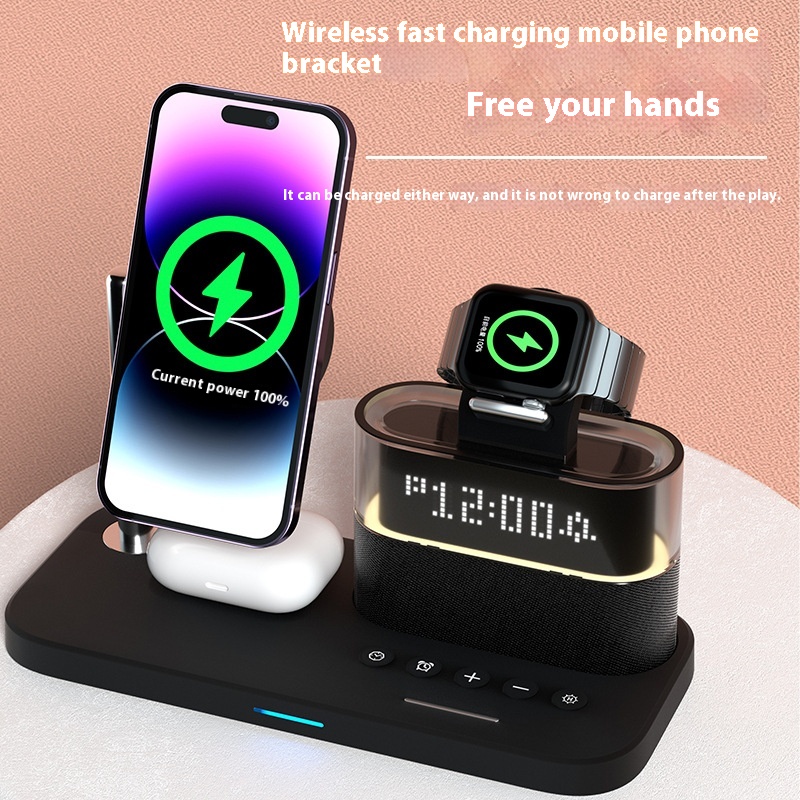 Magnetic Wireless Charger Three In One Wireless Charger Suitable For Apple Mobile Phone Earphone Watch