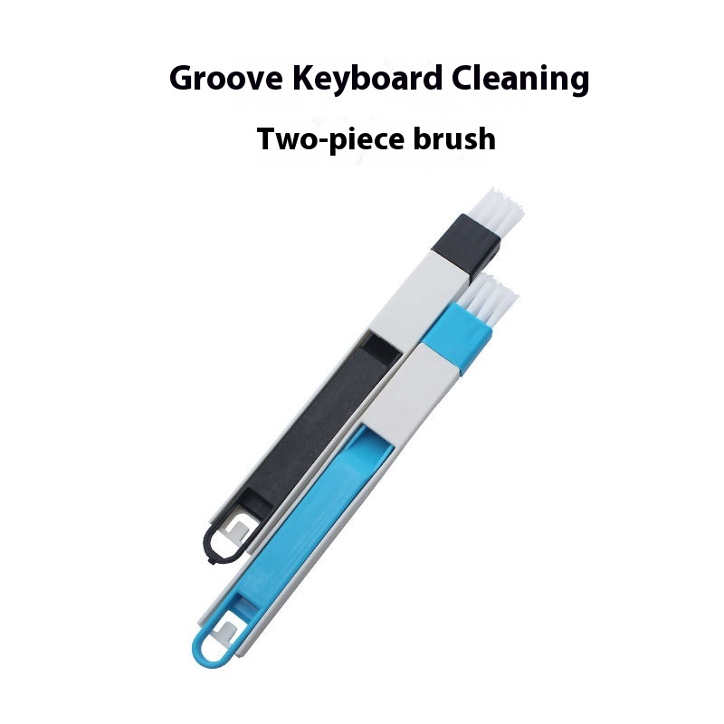 Window Groove Cleaning Brush Screen Window Cleaning Tool Keyboard Groove Small Brush Glass With Dustpan Gap Brush