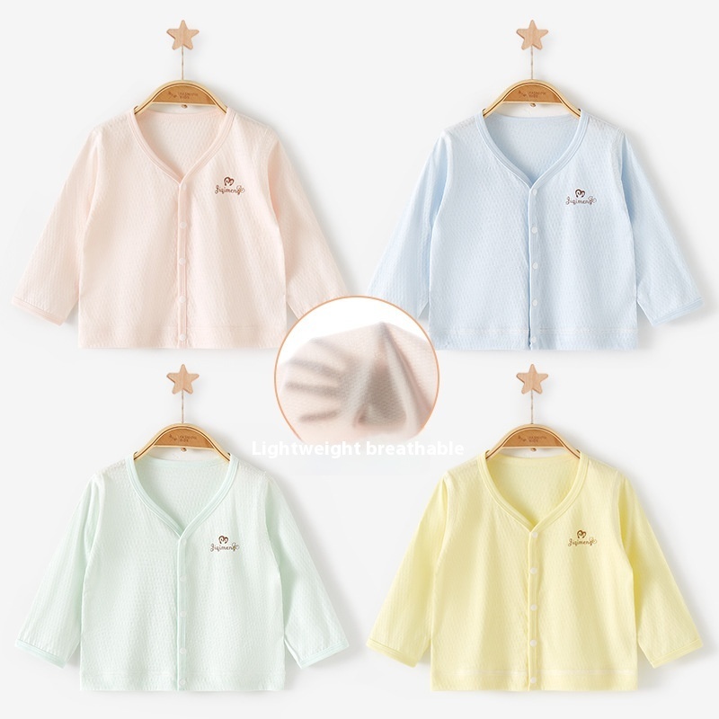 Children's Sun Protection Clothing Summer Cardigan Thin Coat Boys And Girls Baby Ice Silk Air Conditioning Sun Protection Clothing Baby Clothes