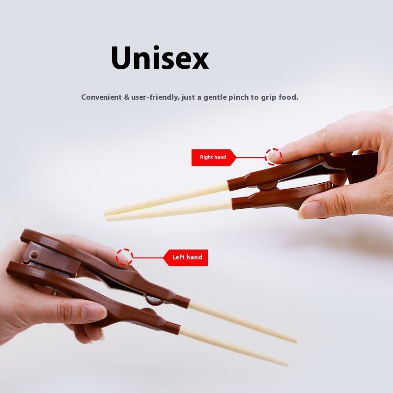 Dafukang Special Eating Auxiliary Tableware For The Elderly, Stroke And Hemiplegia, Anti-Hand Shake, Anti-Slip, Anti-Fibrillation, Rehabilitation Feeding Chopsticks