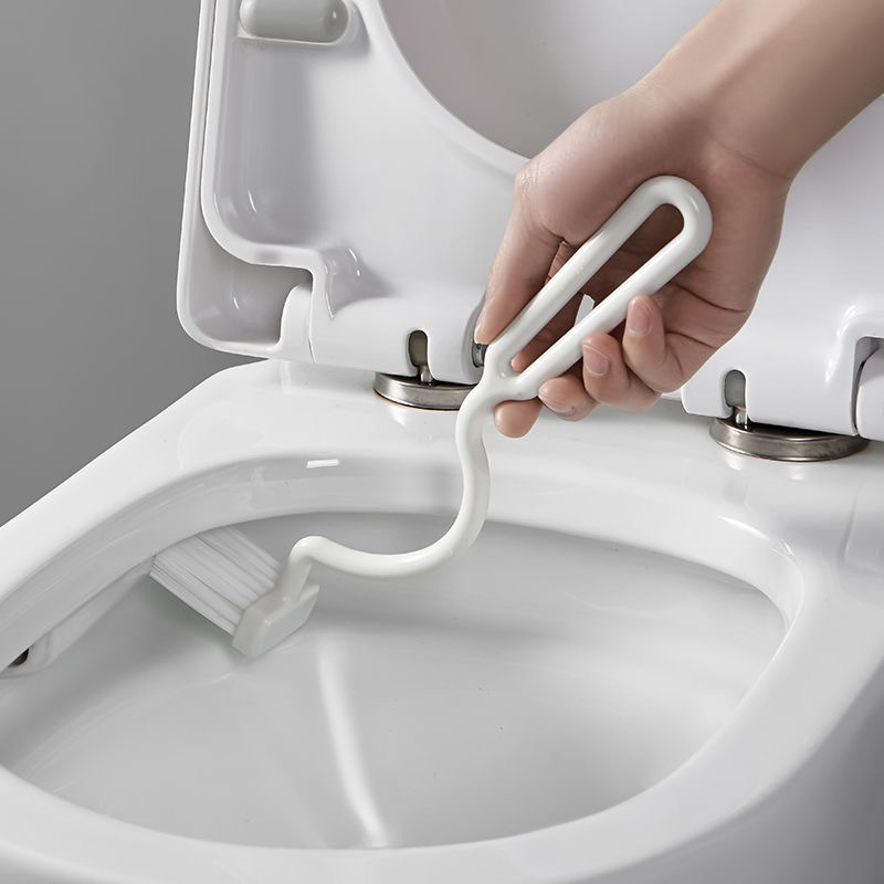 Japanese Toilet Brush Household No Dead Angle Toilet Cleaning Brush Free Punch Wall Hanging Elbow Small Brush Long Handle Gap Brush