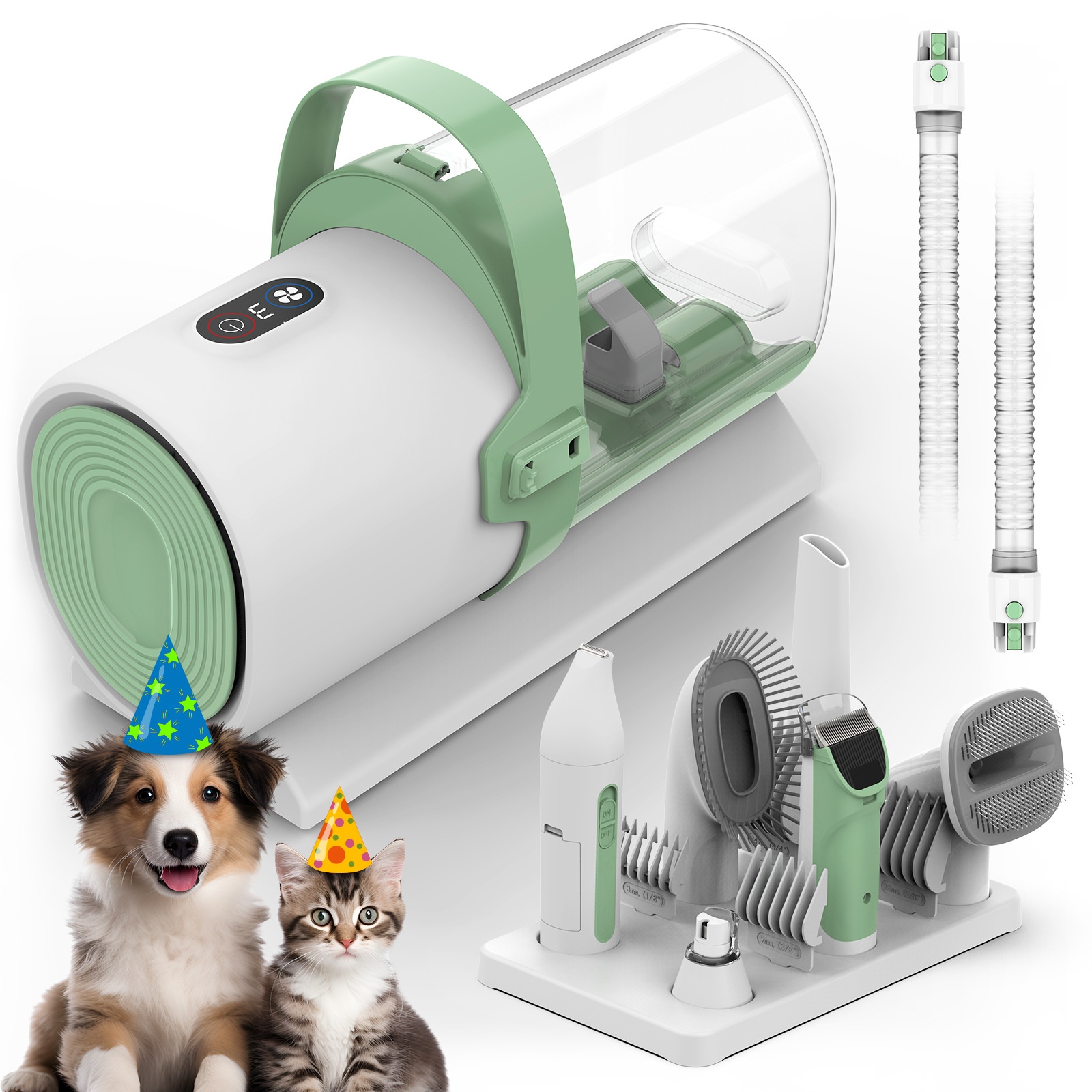 Production Of Pet Hair Trimmer, Suction And Hair Pulling All-In-One Machine, Dog Multi-Functional Cat Vacuum Cleaner, Cat And Dog Electric Pusher