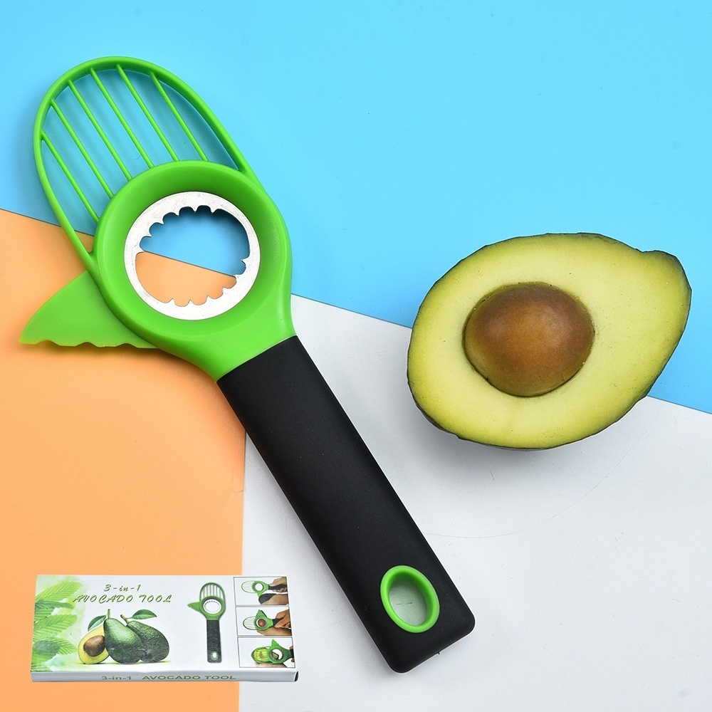 Plastic Avocado Cutter Palm Shaped Avocado Cutter Slicer Three In One Avocado Pulp Cutter Separator