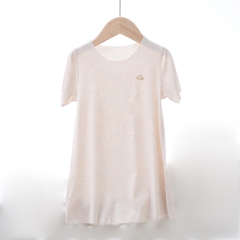 Summer Children's Dress, Home Wear, Short-sleeved Nightgown, Summer Tailorable Seamless Nightgown