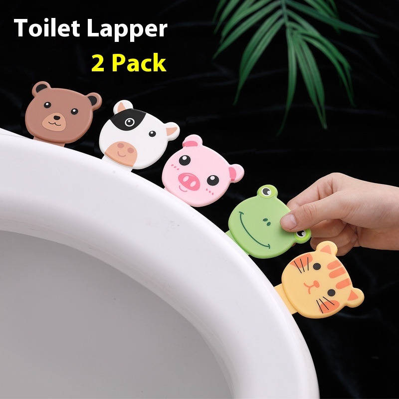 Direct Sale Cute Cartoon Toilet Lid Lifter Handle Plastic Portable Flip Lid Opener Creative Animal