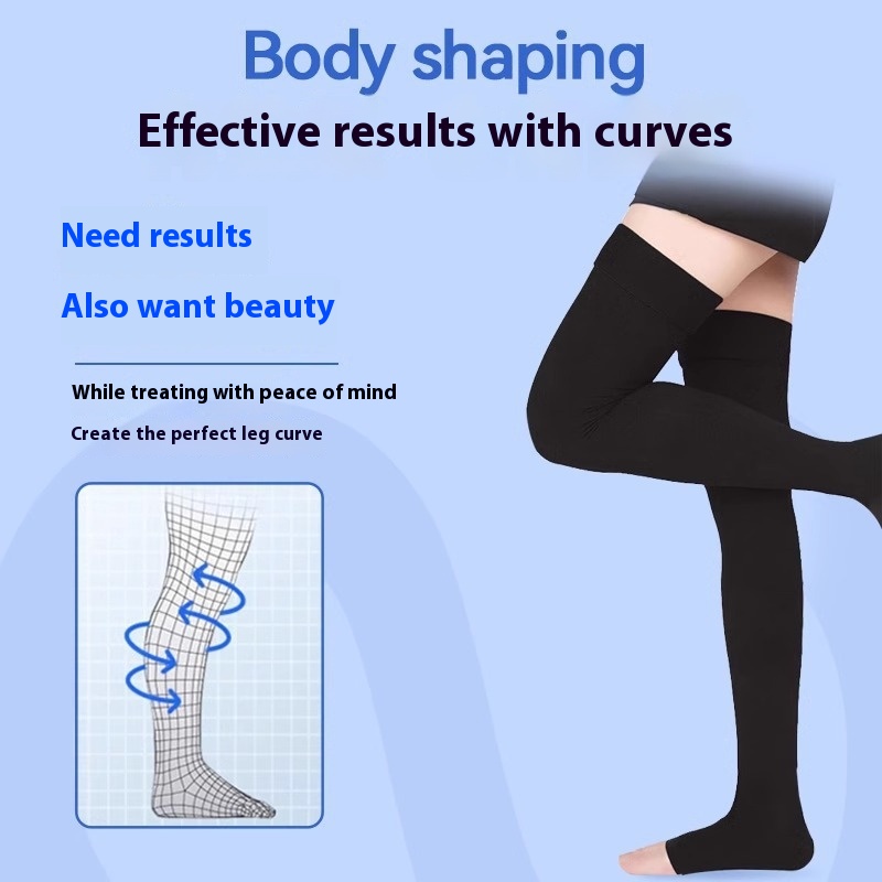 Compression Socks For Varicose Ve, Gradient Elastic Compression Socks, Secondary Pressure Sports Shaping Leg Socks