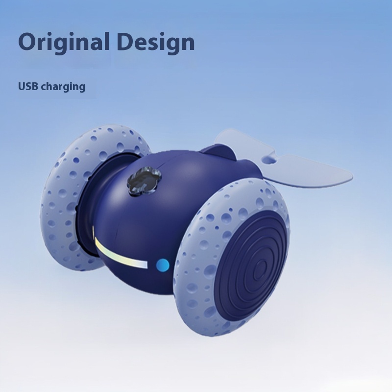 Original Design Electric Cat Toy Whale Appearance USB Charging Life Long Export Certification
