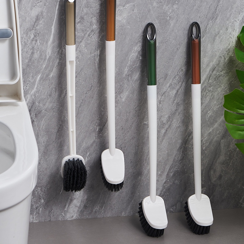 Household Toilet Cleaning Brush Long Handle Toilet Cleaning Brush Toilet Cleaning Brush Wall-mounted Toilet Brush Set No Dead Angle