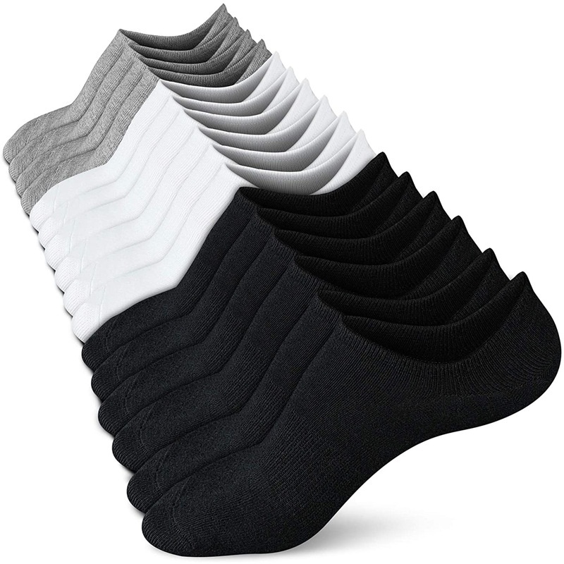 E-commerce Summer Thin Shallow Invisible Breathable Casual Men's Socks Boat Socks Non-slip No-fall Socks