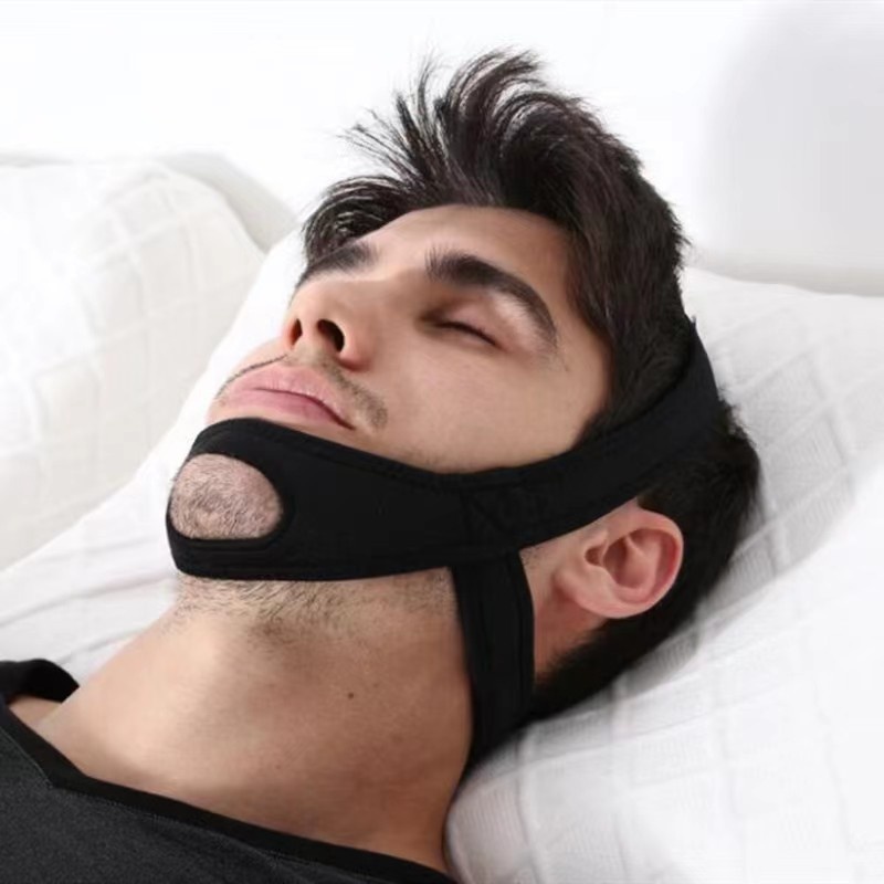 Anti-Snoring Chin Strap For Adults And Children,Snore Stopper Sleep Aid Strap,Snoring Correction Band