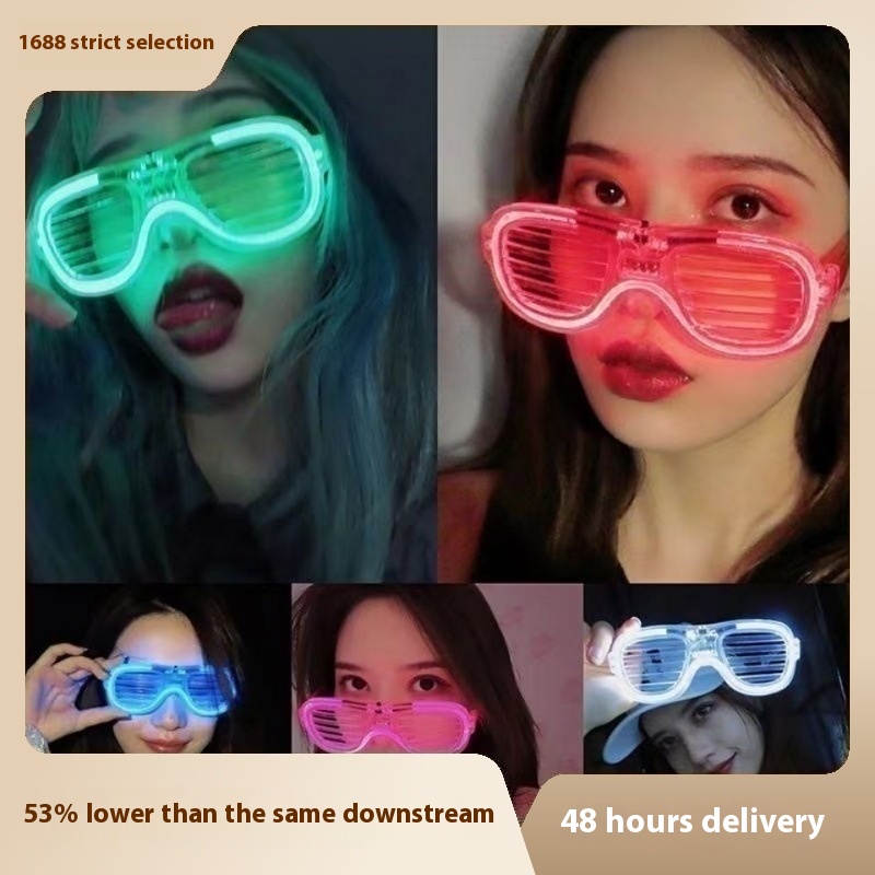 Luminous Glasses, Disco, Birthday Party, Bar, Christmas Cheering Props, Small Gifts, Children's Street Stall Toys
