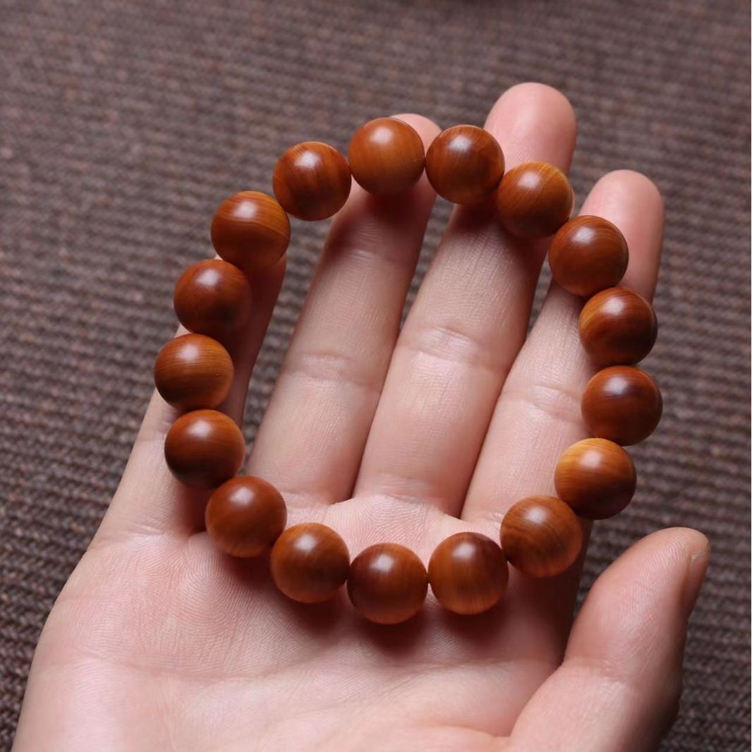 1.2 Thuja Bracelet Water Wave Gentian Pattern Wooden Craft Gift