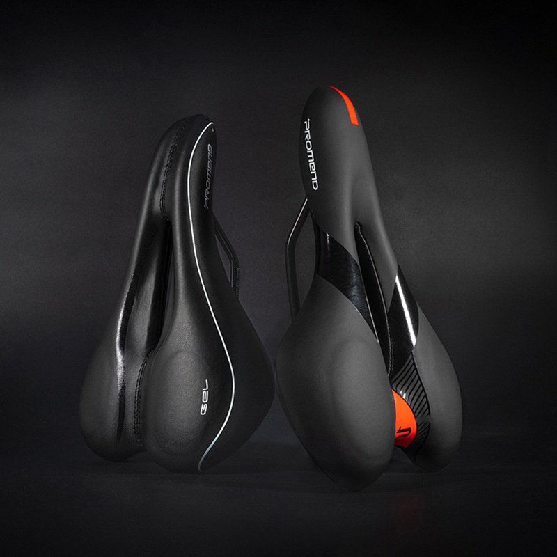 PROMENDBicycle Hollow Cushion Mountain Bike Comfortable Silicone Breathable Saddle Road Bike Leisure Cushion