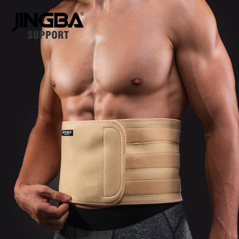 JINGBASports Waist Support Sweat Weightlifting Basketball Protective Gear Outdoor Running Yoga Waist Belt