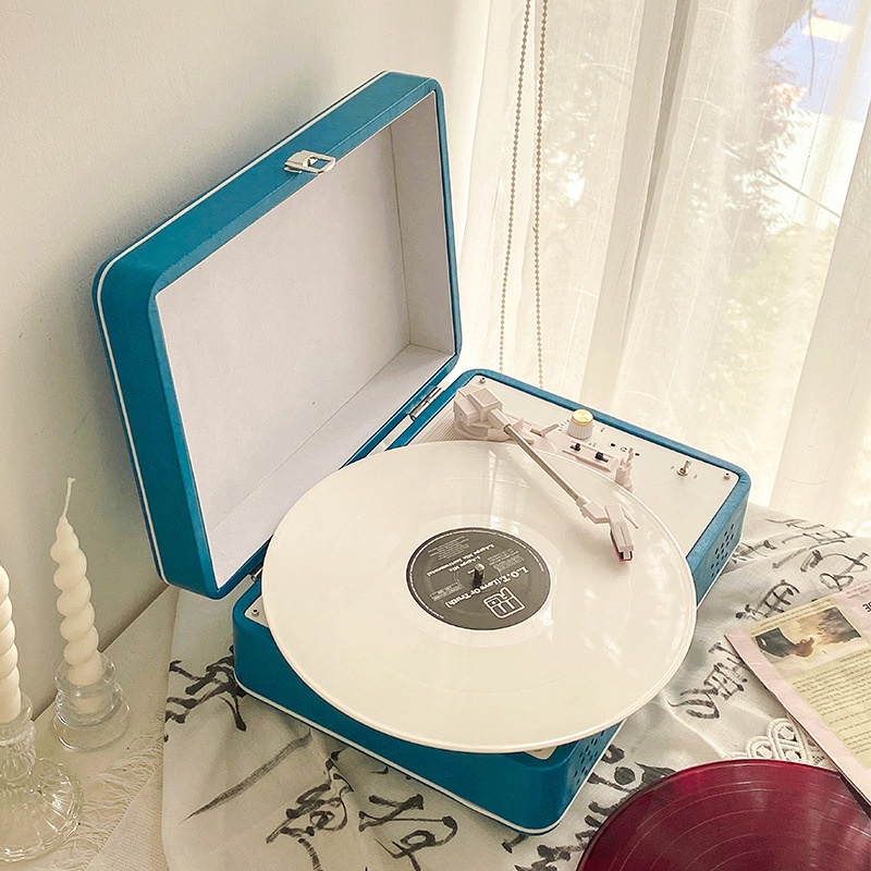 Arrival Multifunctional Living Room Retro Phonograph Portable Gift Wireless Bluetooth Speaker Portable Vinyl Record Player